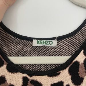 kenzo cheetah dress